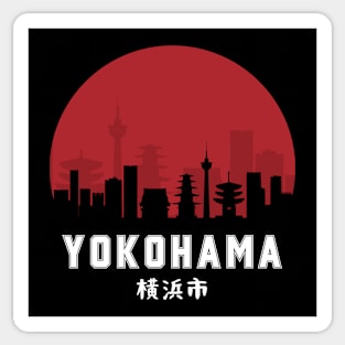 Yokohama Typography Tee - Urban Statement Sticker